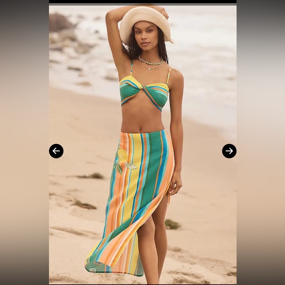 Anthropologie Celandine Linen-Blend Maxi Skirt NWT